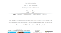 Desktop Screenshot of cindiblairproductions.com